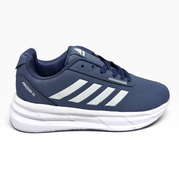 Lacivert Beyaz Kadın Spor Ayakkabı – Günlük Rahat Kalın Taban Sneaker