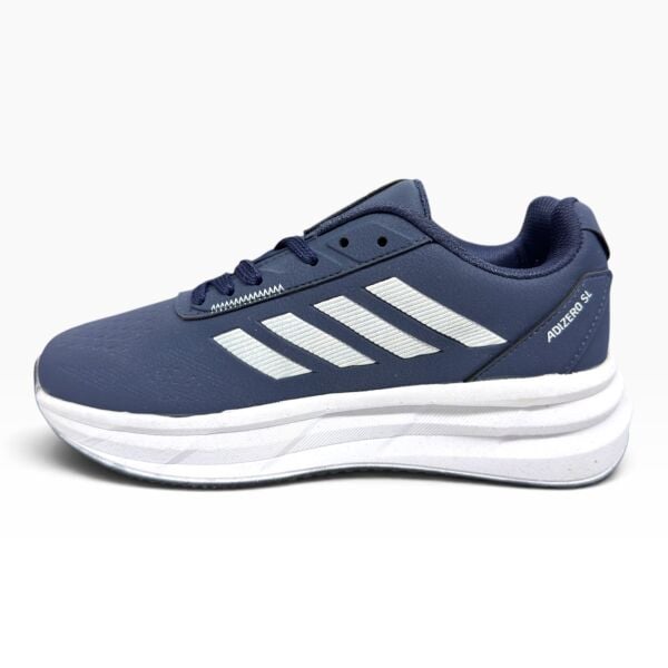 Lacivert Beyaz Kadın Spor Ayakkabı – Günlük Rahat Kalın Taban Sneaker
