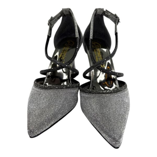 Antrasit İnce Topuklu Ayakkabı