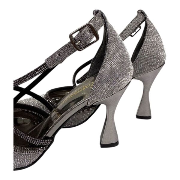 Antrasit İnce Topuklu Ayakkabı