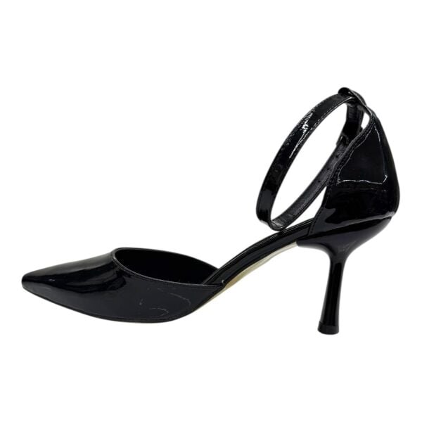 Siyah Rugan İnce Topuklu Stiletto – Klasik Şıklık