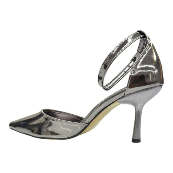 Antrasit Rugan İnce Topuklu Stiletto – Klasik Şıklık 38