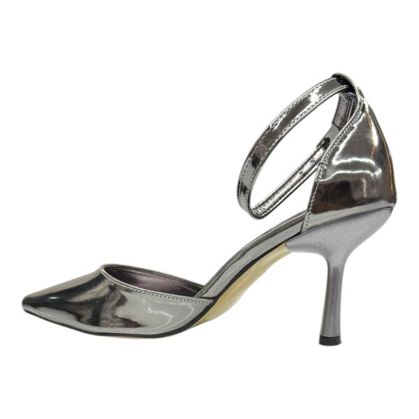 Antrasit Rugan İnce Topuklu Stiletto – Klasik Şıklık 40