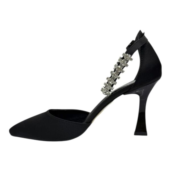 Kristal Detaylı İnce Topuklu Stiletto