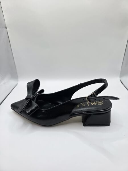 Acı kahve Kadın Topuklu Babet 3 cm Günlük Şık Ayakkabı