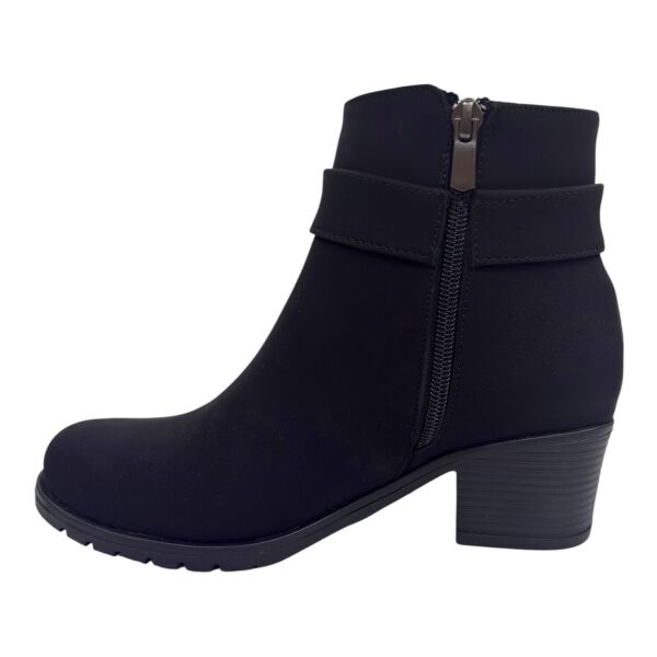 Kadın Taş Tokalı Kalın Topuklu Bot