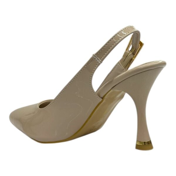 Bej Rugan Topuklu Bilekten Tokalı