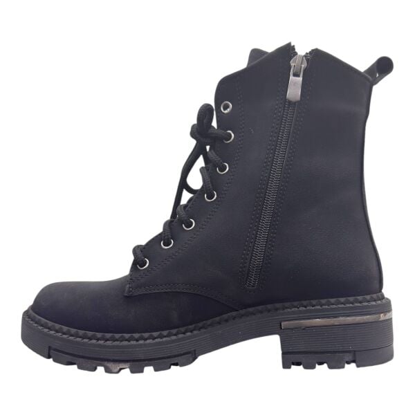 Siyah Tokalı Bağcıklı Kadın Bot