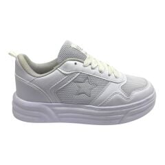 Fileli Beyaz Sneaker