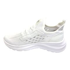 Ultra Hafif Fileli Spor Ayakkabı - Beyaz