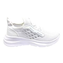 Ultra Hafif Fileli Spor Ayakkabı - Beyaz