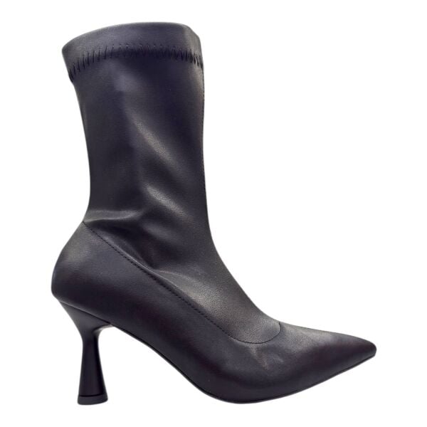 Siyah İnce Topuklu Streç Kadın Bot – Yeni Sezon Şıklığı