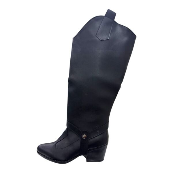 Siyah Uzun Kovboy Çizme