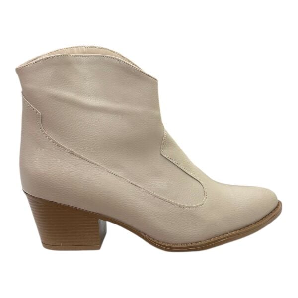 Bej Uzun Kovboy Çizme