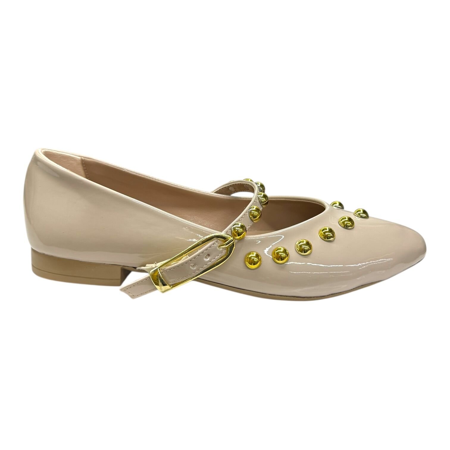 Nude Rugan Zımbalı Babet