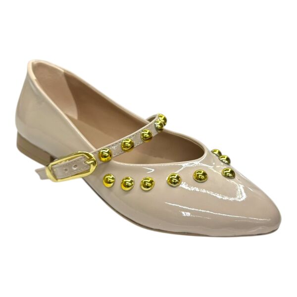 Nude Rugan Zımbalı Babet