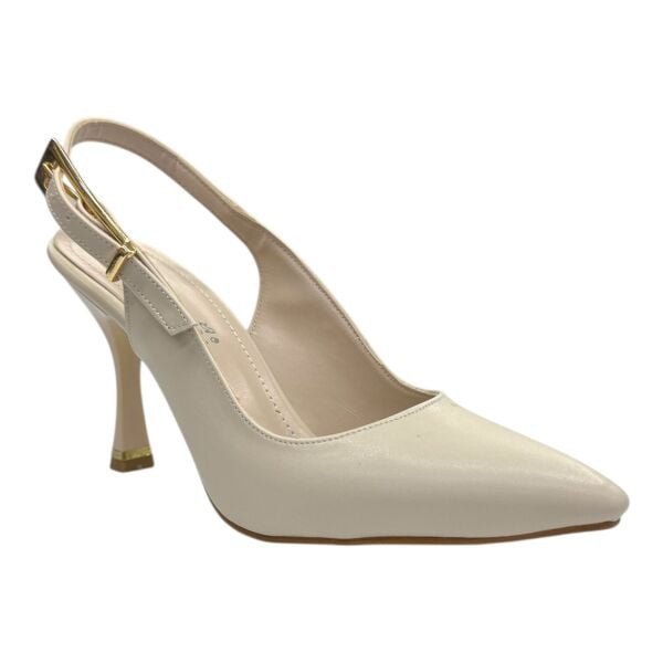 Bej Topuklu Bilekten Tokalı