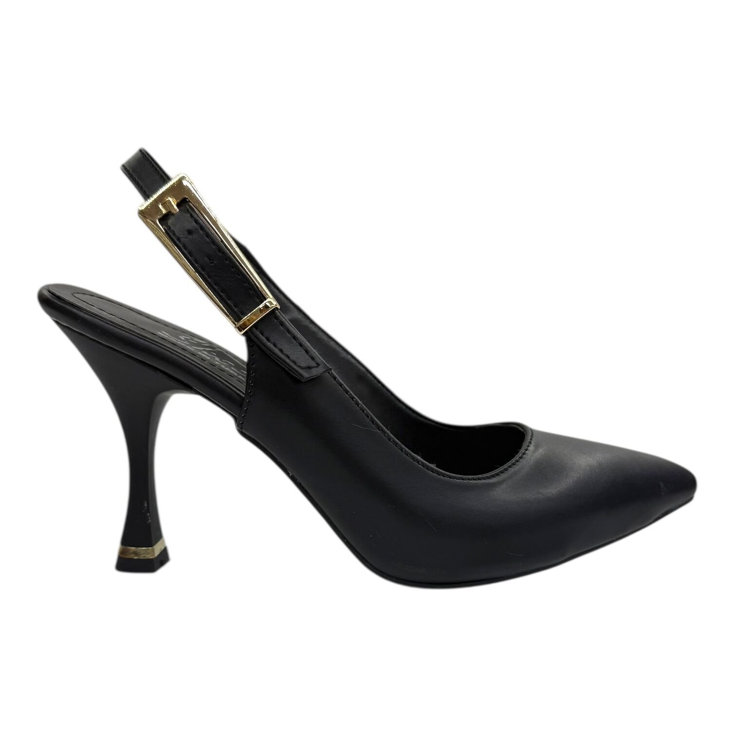 Siyah Topuklu Bilekten Tokalı