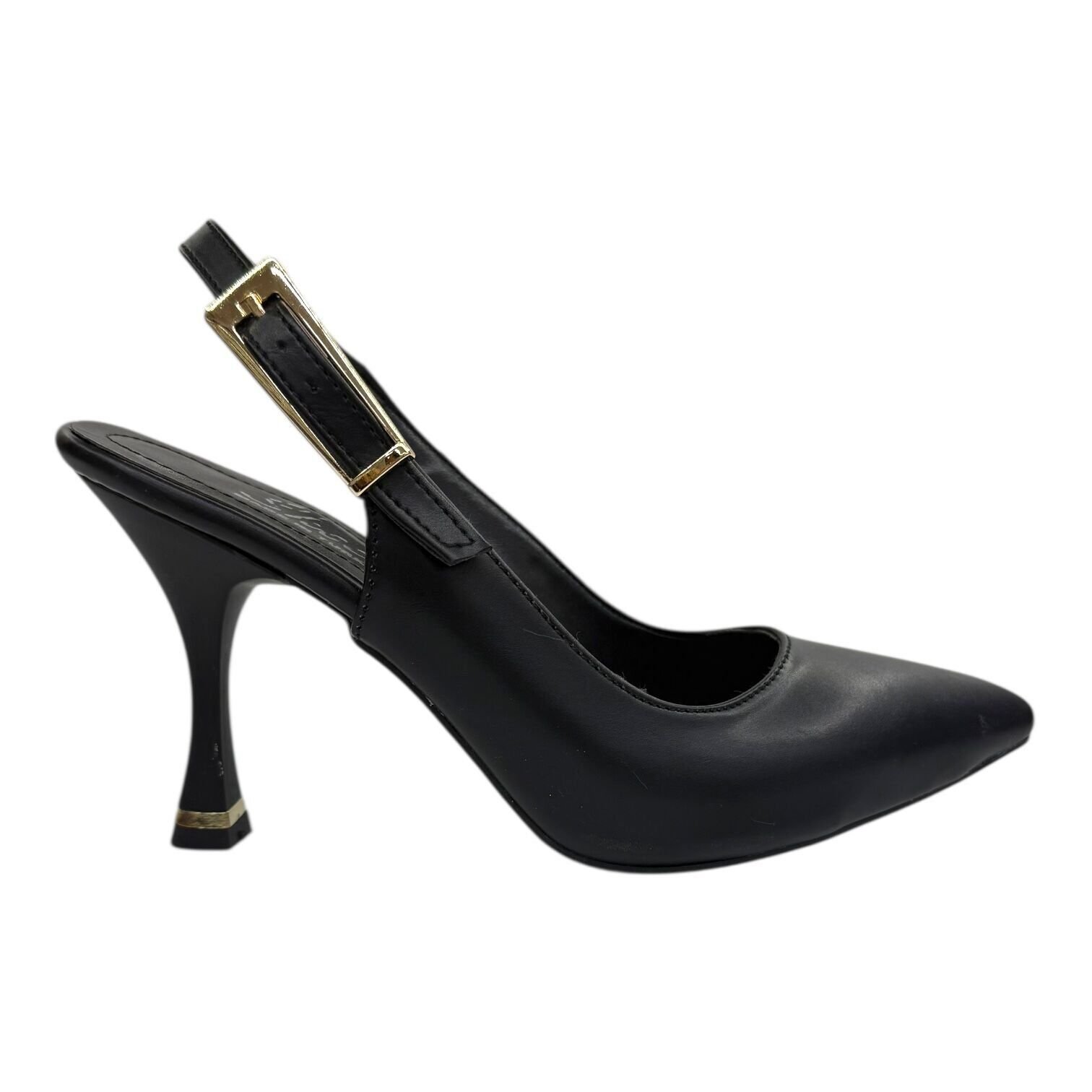 Siyah Topuklu Bilekten Tokalı