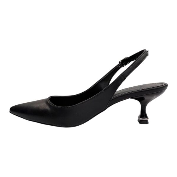 Siyah Mat Slingback Stiletto - Günlük & Şık Kombinler İçin 40